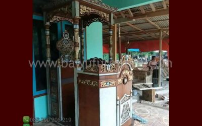 Mimbar Masjid Grobogan Model Atap Kubah Jepara