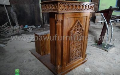 Mimbar Masjid Minimalis Malang Model Terbaru
