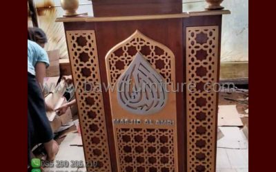 Mimbar Masjid Minimalis Surakarta Model Terbaru