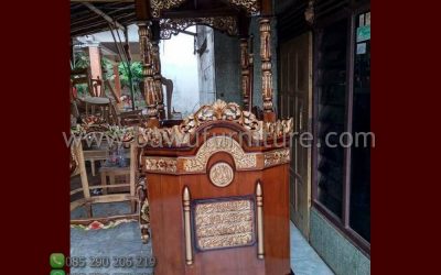 Mimbar Masjid Tegal Model Atap Kubah Jepara