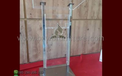 Podium Akrilik Blitar Model Minimalis Modern