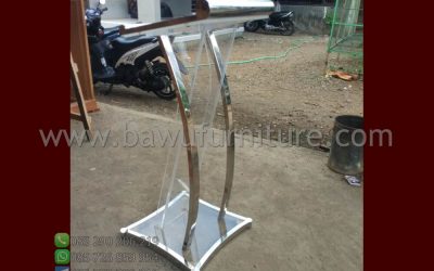 Podium Akrilik Kediri Model Minimalis Modern