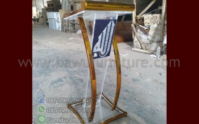 Podium Akrilik Probolinggo Model Minimalis Modern