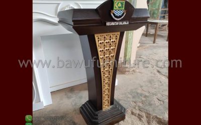 Podium Pidato Kecamatan Balaraja Model Minimalis Jati