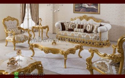 Sofa Mewah Ukir Jepara Model Klasik Untuk Ruang Tamu
