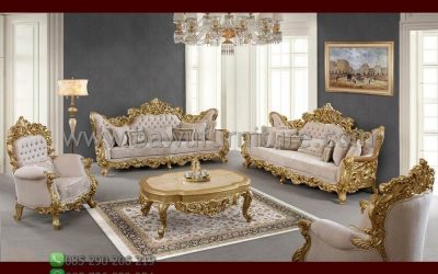 Sofa Mewah Ukir Klasik Karya Jepara Untuk Ruang Tamu