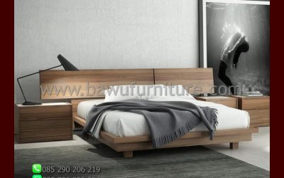 Tempat Tidur Kayu Minimalis Model Modern Terbaru Jati