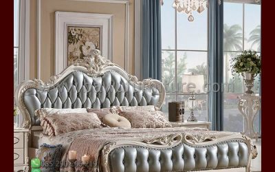 Tempat Tidur Mewah Elegan Model Jok Ukiran Klasik