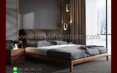 Tempat Tidur Minimalis Baru Desain Modern Kayu Jati