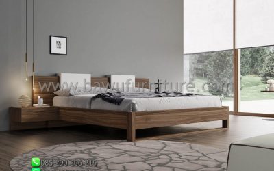 Tempat Tidur Minimalis Kayu Desain Modern Dari Jati