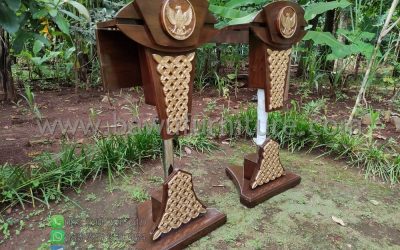 Jual Podium Hidrolik Model Minimalis Modern Dari Jati