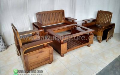 Kursi Tamu Minimalis Bola Dari Kayu Jati Jepara