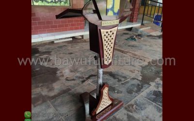 Podium Hidrolik BWS SUM 6 Minimalis Modern Dari Jati