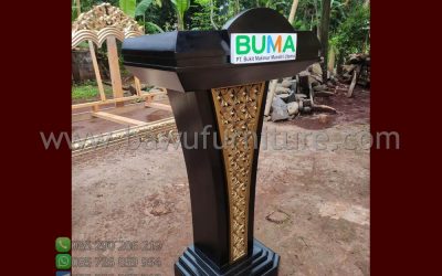Podium Jati Rembang Model Minimalis Terbaru Jepara