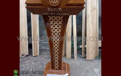 Podium Jati Sleman Model Minimalis Terbaru Jepara