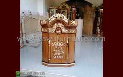 Mimbar Jati Harga Murah Untuk Ceramah Atau Khutbah