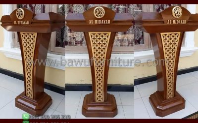 Podium Minimalis Jati Harga Murah Untuk Pidato