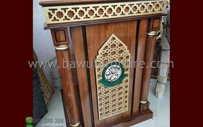 Mimbar Jati Murah Untuk Sarana Ceramah Di Masjid