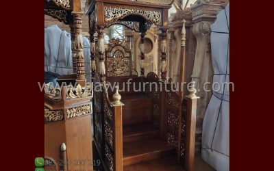 Mimbar Masjid Terpopuler Model Atap Kubah Kayu Jati