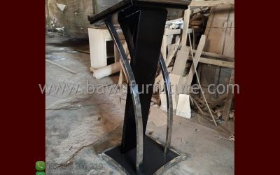 Podium Minimalis Termurah Dari Jati & Stainless