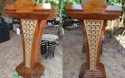 Podium Minimalis Jati Terbaik Dengan Harga Jual Murah