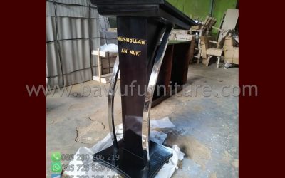 Podium Desain Minimalis Pesanan Dari Mushollah An Nur