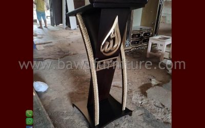 Podium Masjid Darul Ulum Model Minimalis Jati Jepara