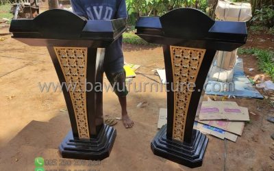 Podium Minimalis Jati Terlaris Dengan Harga Jual Murah