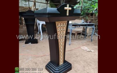 Podium Minimalis Jati Untuk Gereja Harga Jual Murah