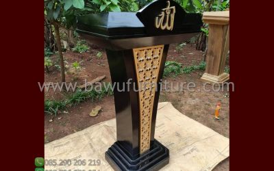 Podium Minimalis Jati Untuk Masjid Harga Jual Murah