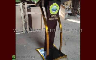 Podium Minimalis STKPK Bina Insan Jati & Stainless