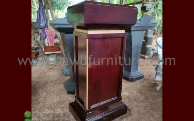 Podium Pidato Minimalis Jati Model Terbaru Murah