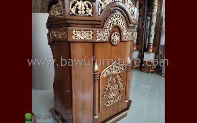 Mimbar Jati Untuk Mushola Sebagai Sarana Ceramah