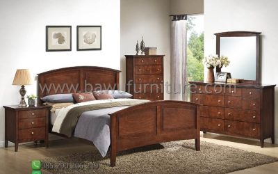 Set Tempat Tidur Minimalis Jati Jepara Model Terbaru