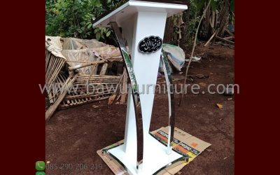 Harga Podium Minimalis Stainless Jepara Untuk Pidato