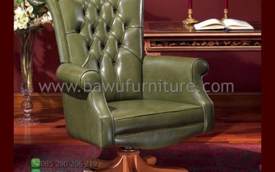 Kursi Kerja Kantor Executive Direktur Dari Jati & Hidrolik