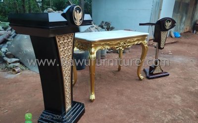 Model Podium Minimalis Jepara Dari Jati Dan Hidrolik