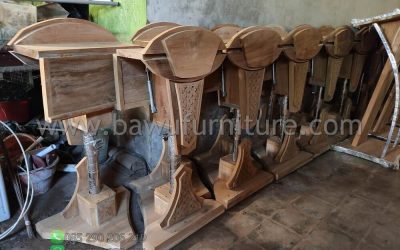 Mentahan Podium Minimalis Jepara Dari Jati Dan Hidrolik