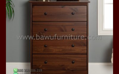 Drawer Kayu Jati Model Minimalis Modern Terbaru Jepara