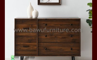 Dresser Jati Jepara Model Minimalis Modern Terbaru