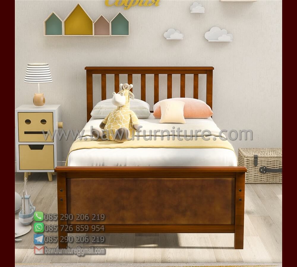 Tempat Tidur Anak Jati