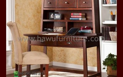 Meja Belajar Kayu Untuk Anak Model Minimalis Jati