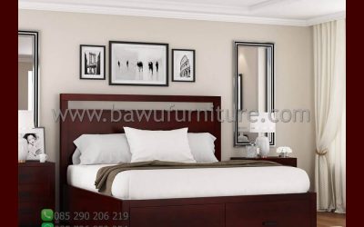 Tempat Tidur Minimalis Jati Jepara Model Terbaru