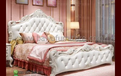 Harga Tempat Tidur Putih Model Klasik Mewah Jepara