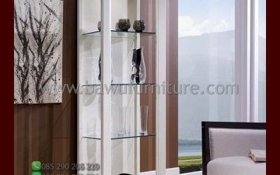 Lemari Hias Kaca Terbaru Model Minimalis Modern
