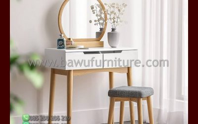 Meja Rias Minimalis Putih Kecil Model Modern Terbaru