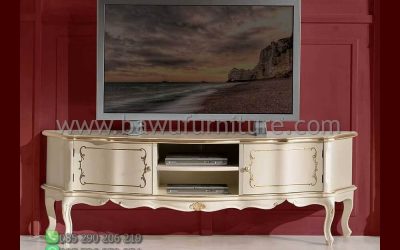 Meja TV Klasik Mewah Model Minimalis Modern Jepara