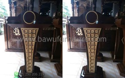 Podium Pidato Jati Murah Model Minimalis Terbaru