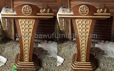 Promo Podium Pidato Jati Model Minimalis Terbaru