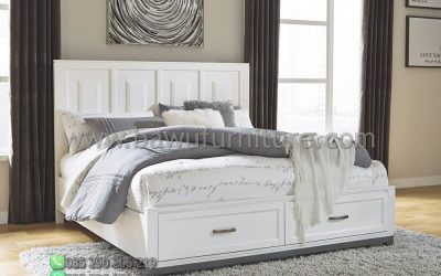 Tempat Tidur Warna Putih Model Minimalis Terbaru